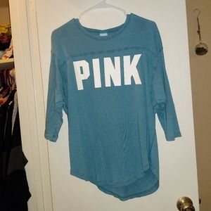 PINK half sleeve shirt.